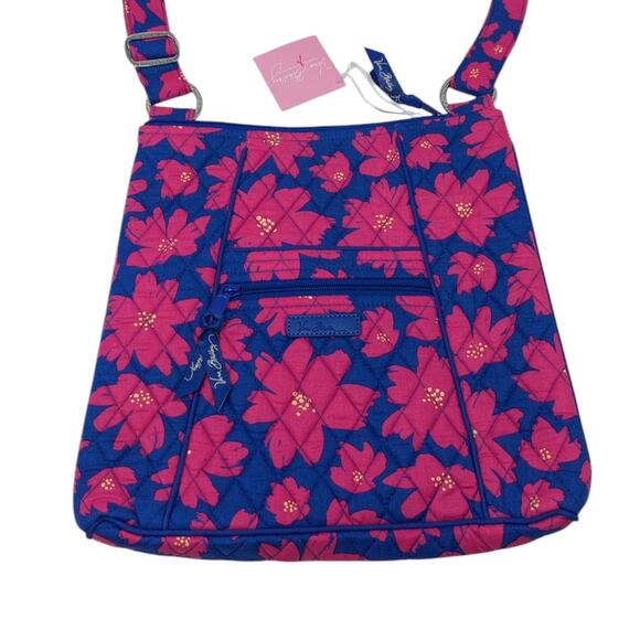 Vera Bradley Hipster Bag in Art Poppies Blue and Pink - Picture 11 of 11